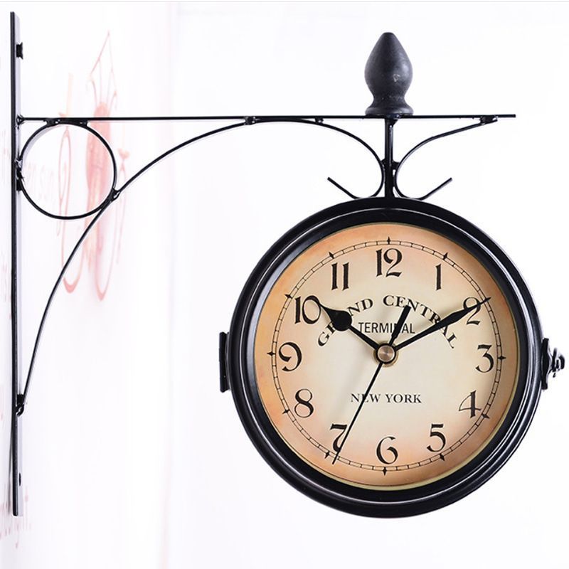 Wall Clock Small Black