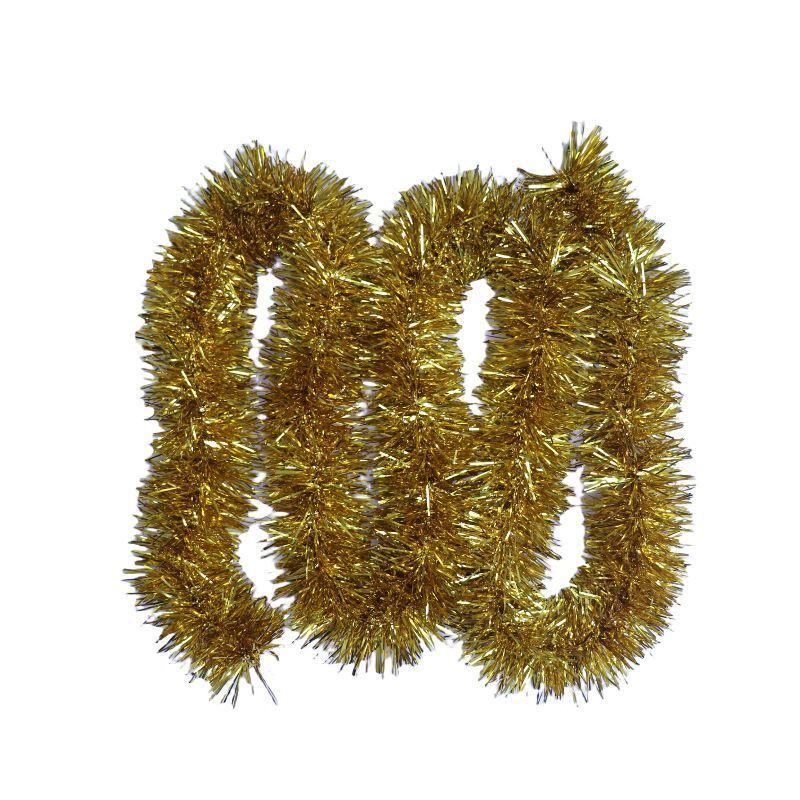 Thick Tinsel Garland 2M Party Decor Black 5pcs