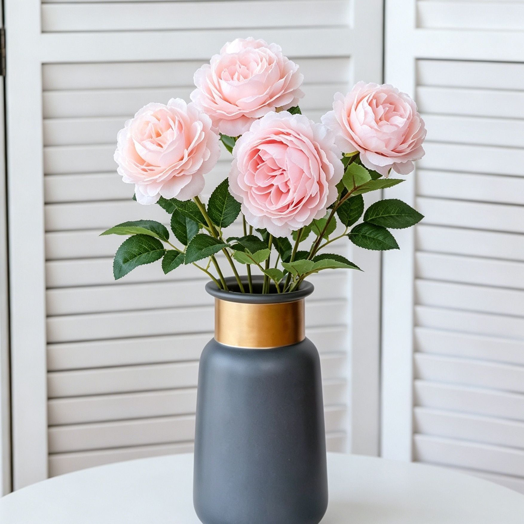 Artificial Pink French Peony, Sweet Decor, 3 Pack