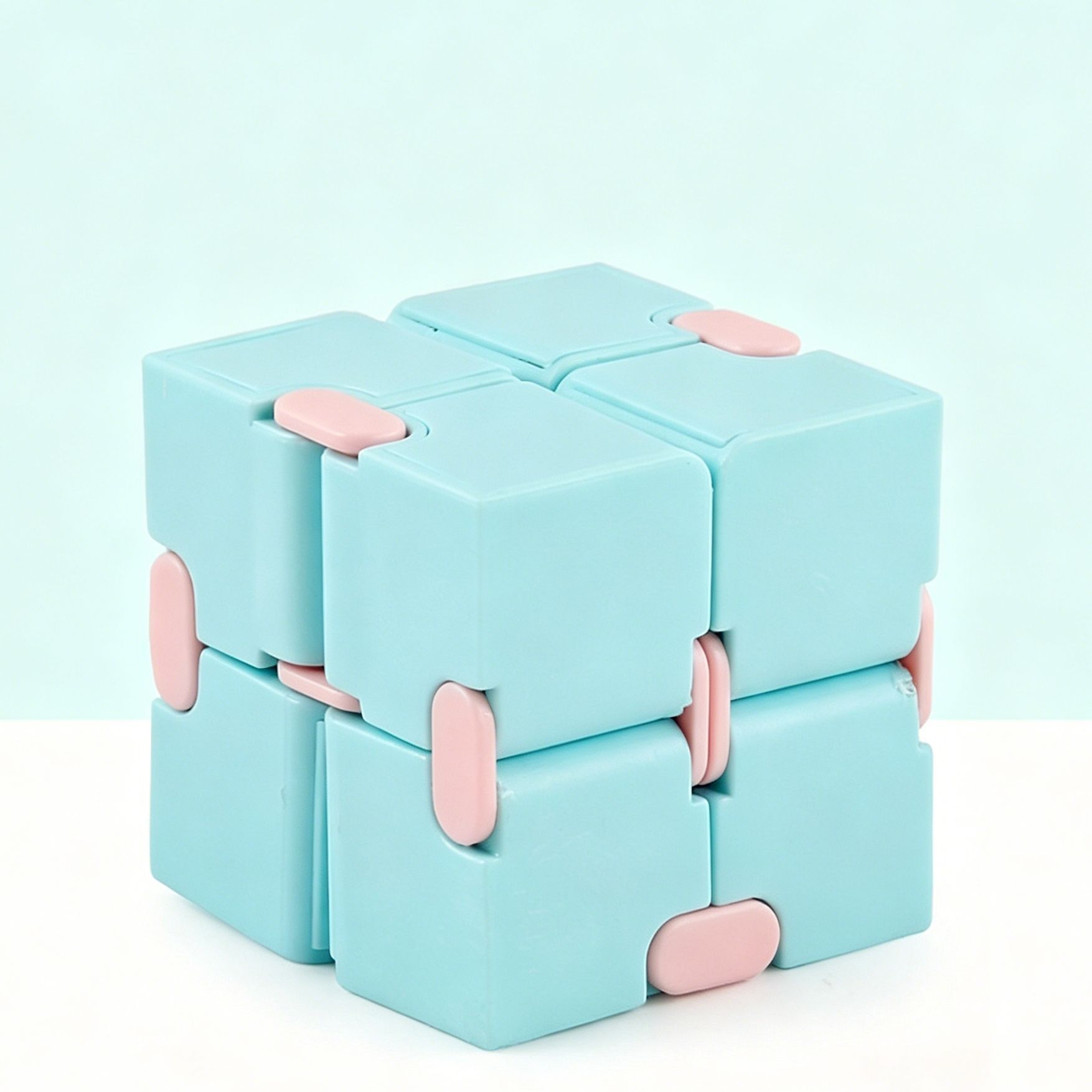 2pk Pastel Blue & Yellow Infinity Fidget Cube