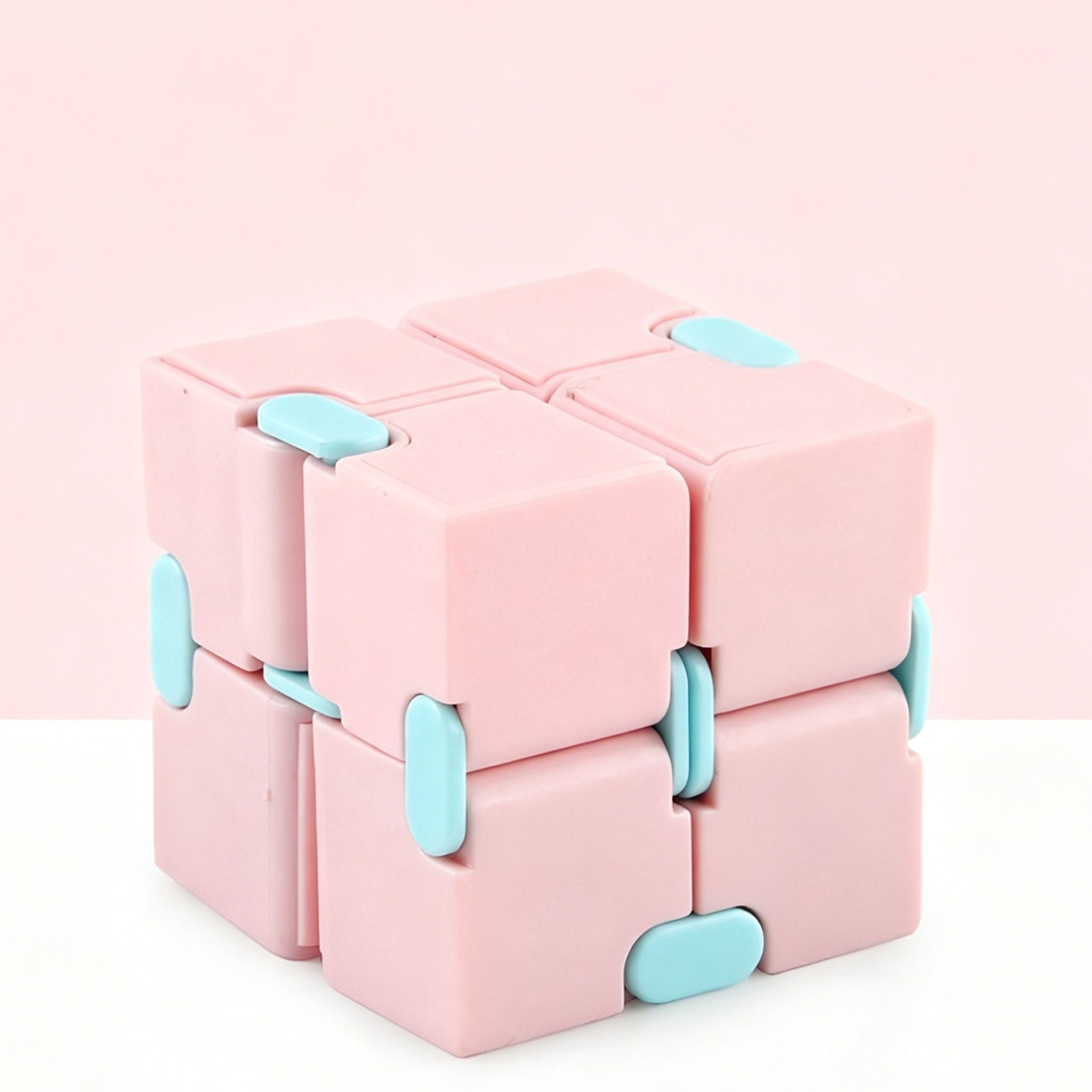 2pk Pastel Blue & Pink Infinity Fidget Cube