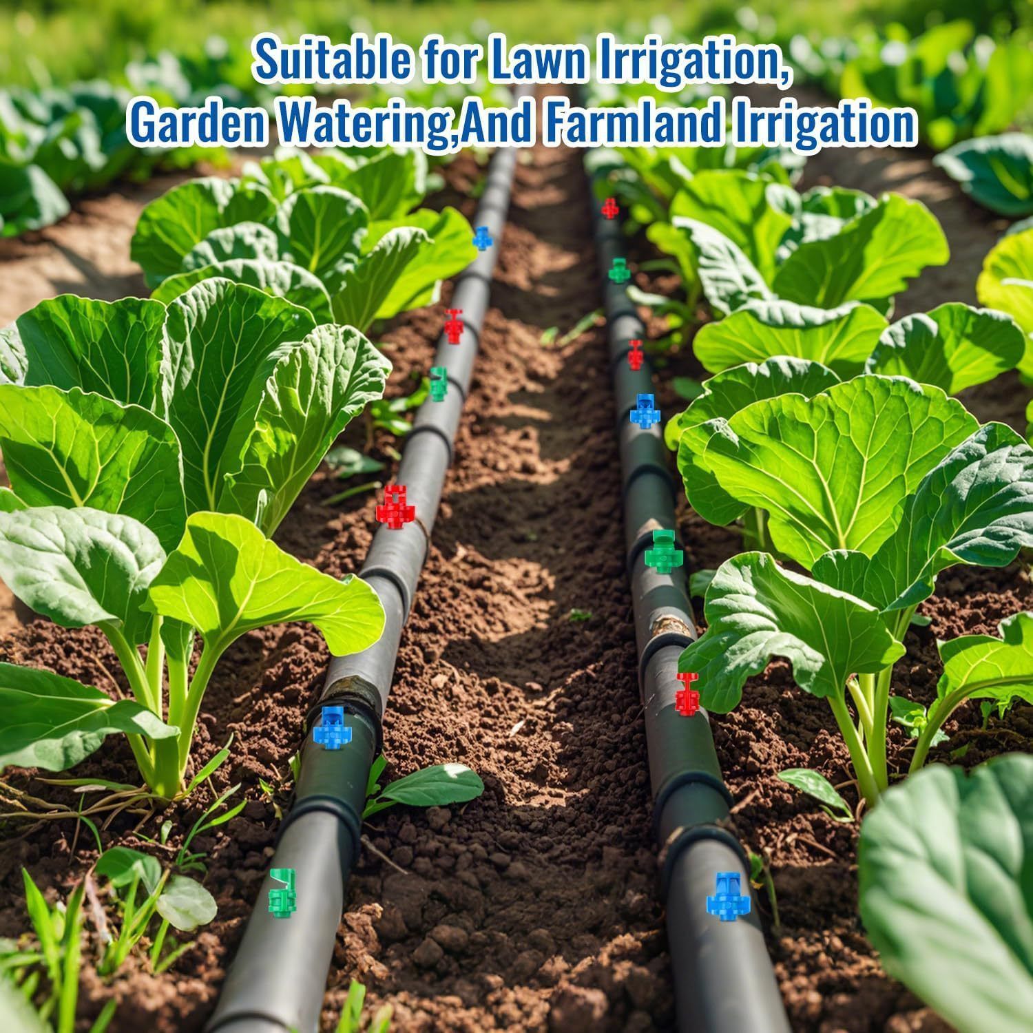 150pk Mixed Angle Refraction Misting Irrigation Sprinkler Set