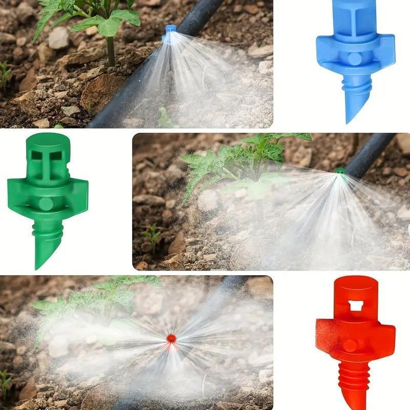 150pk Mixed Angle Refraction Misting Irrigation Sprinkler Set