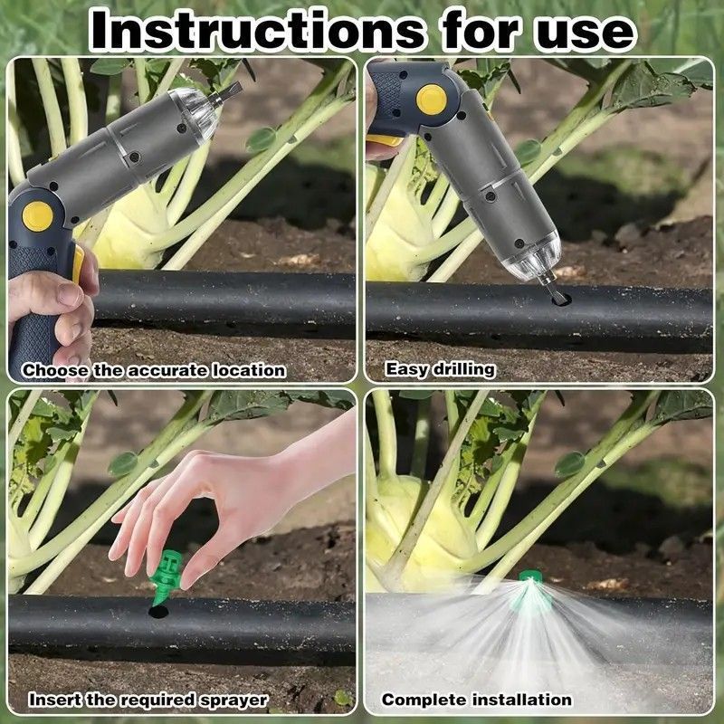 150pk Mixed Angle Refraction Misting Irrigation Sprinkler Set