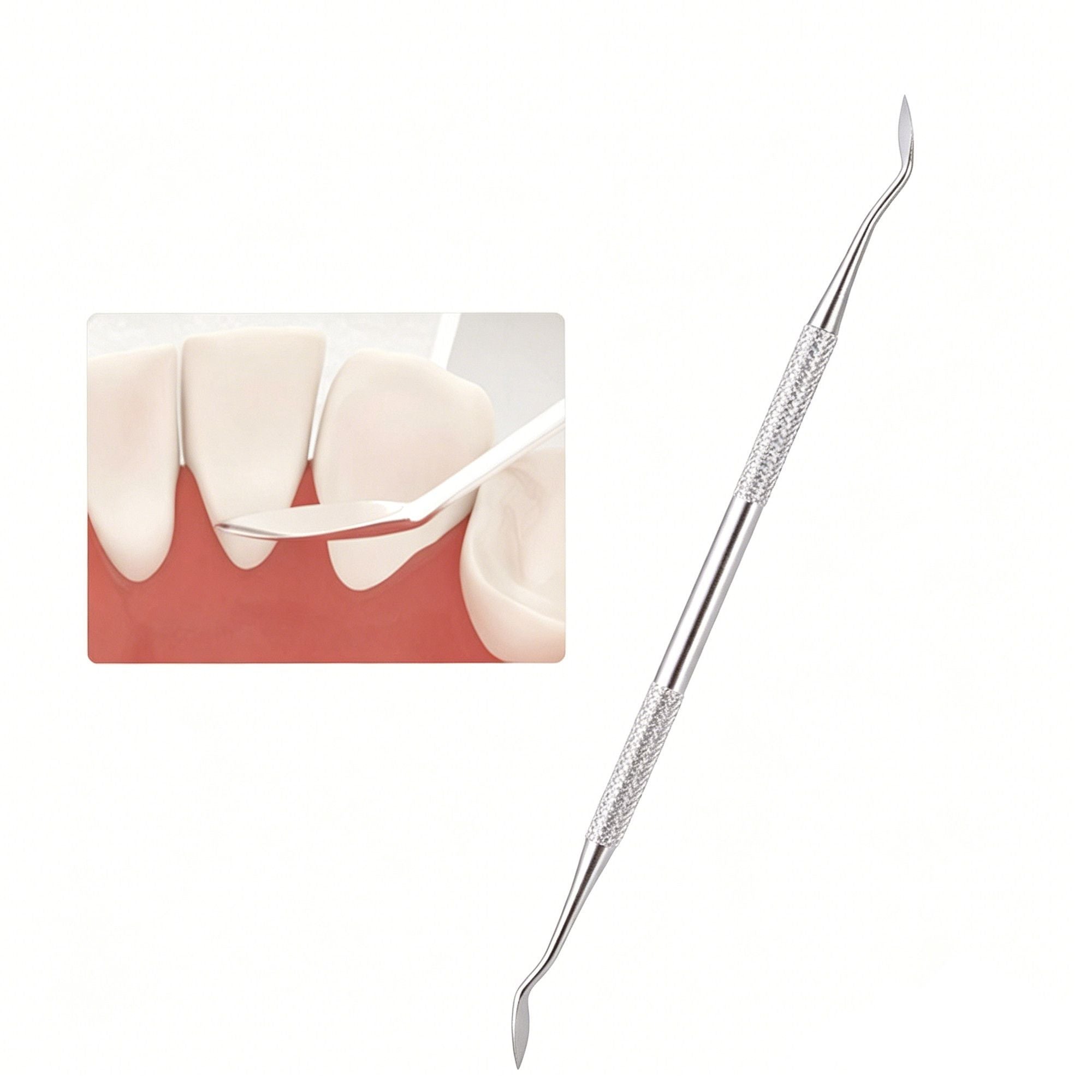 3pcs Style A Dental Tools Kit Mouth Mirror Scaler Probe