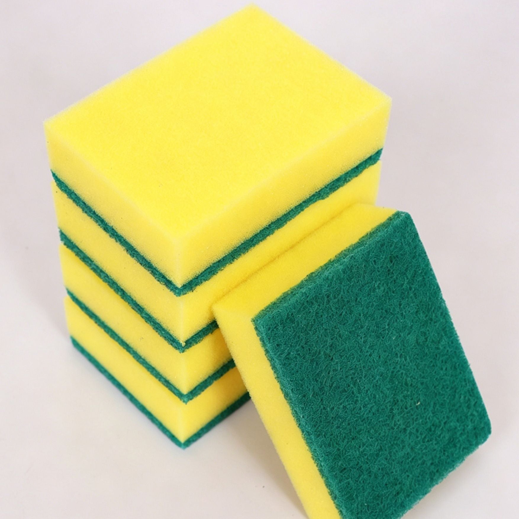 6pk Square Dual Sided Dish Sponge