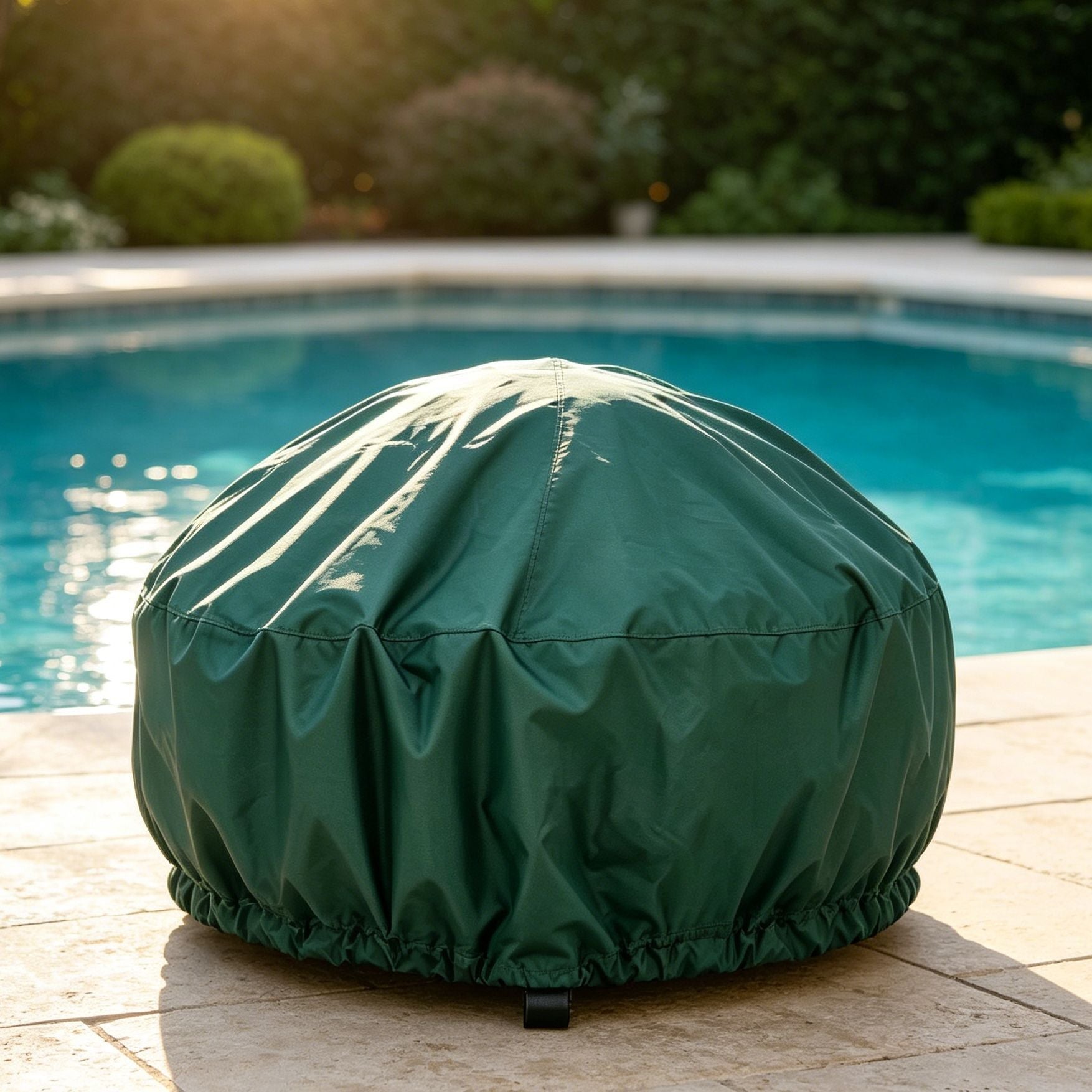 Long Lasting Protective Fire Pit Cover Green 85x40cm