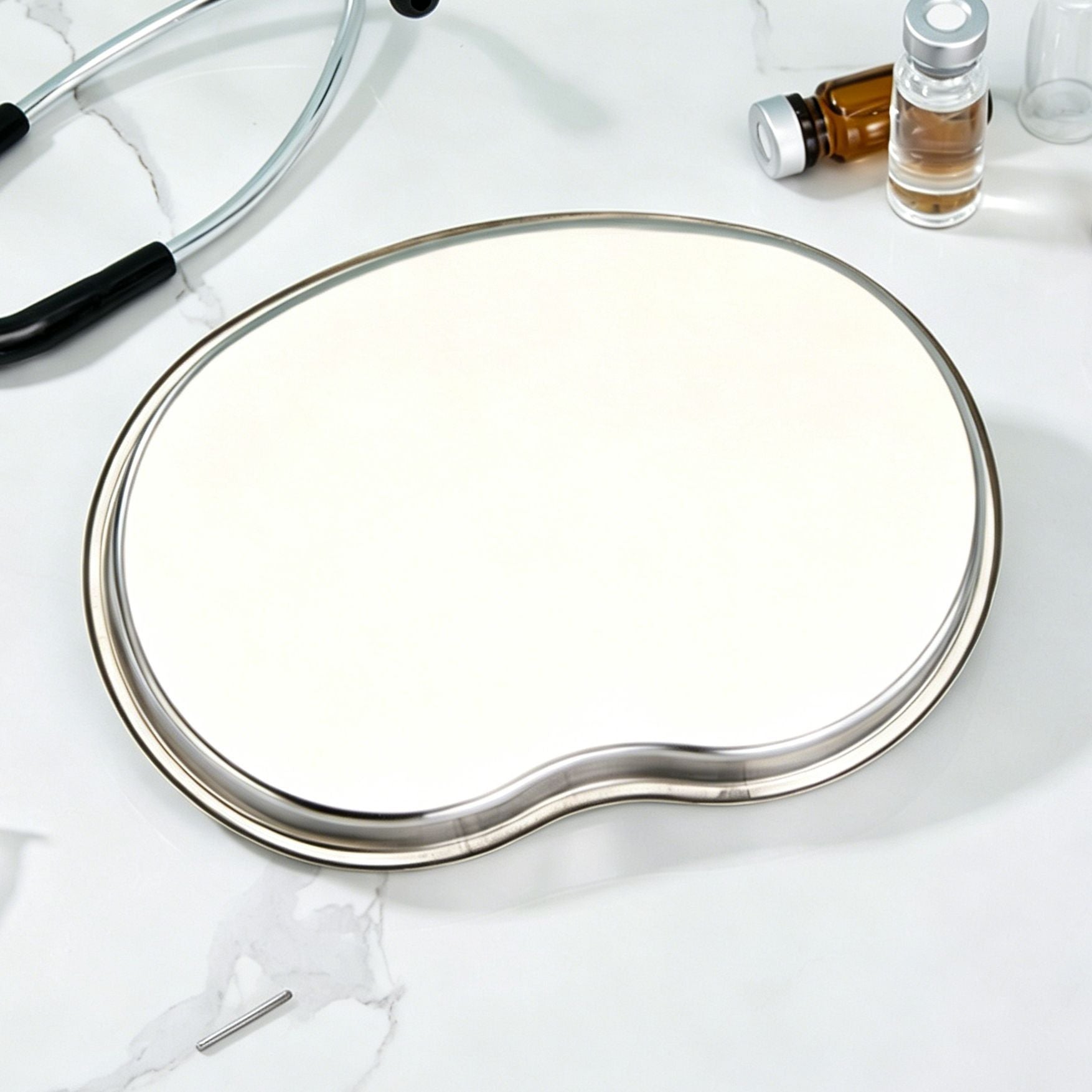 Large Curved Tray 304 Stainless Steel 2pcs