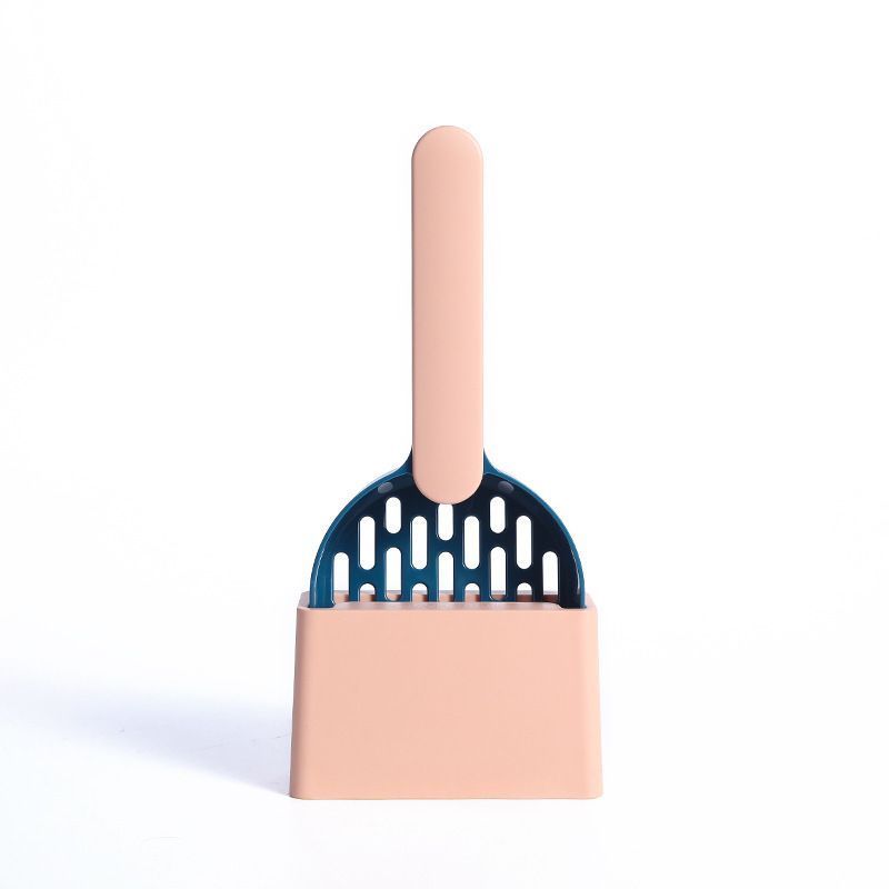 Indigo-Pink Two-tone Litter Scoop Set