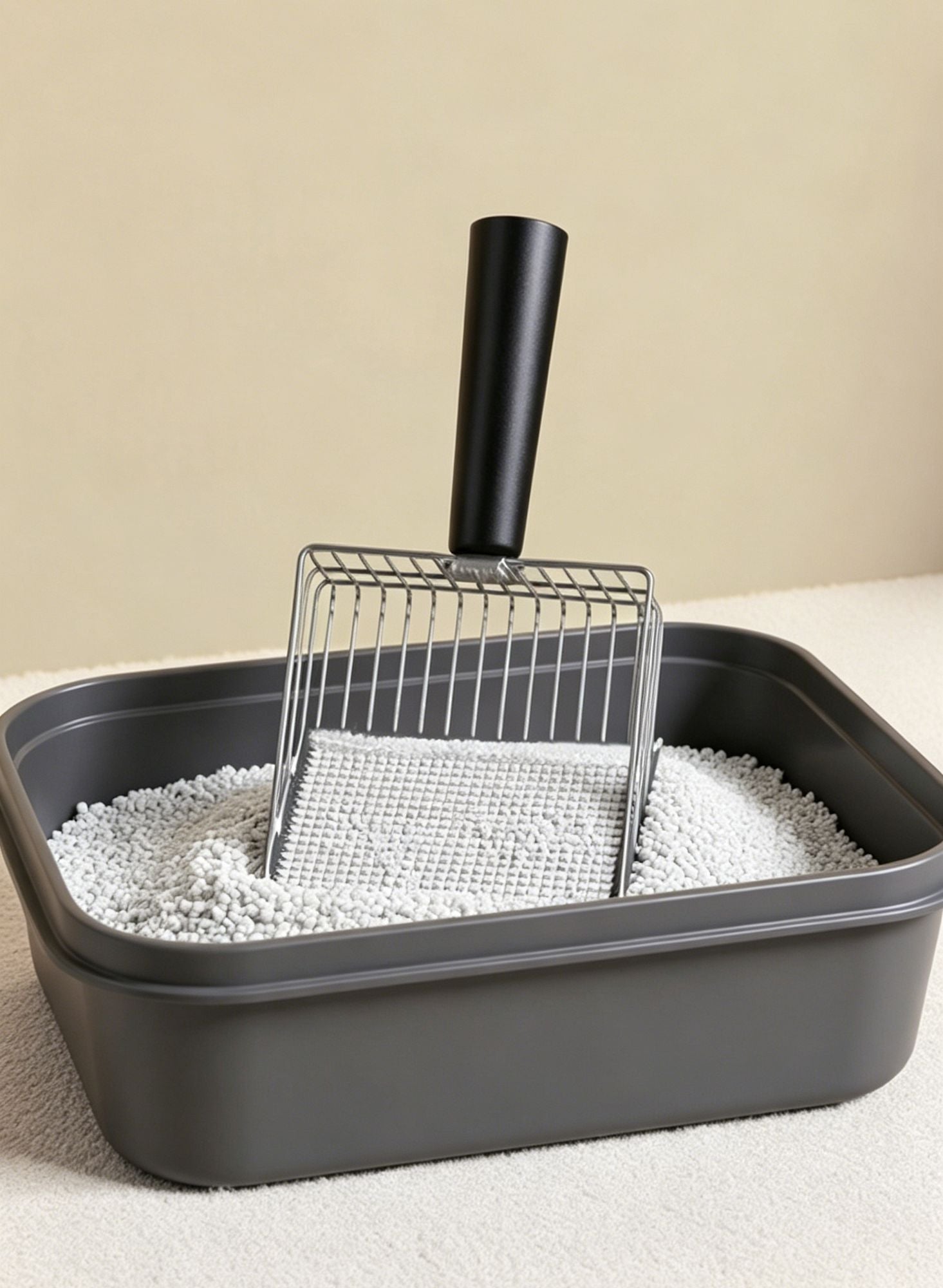 White Multi-function Litter Scoop Only