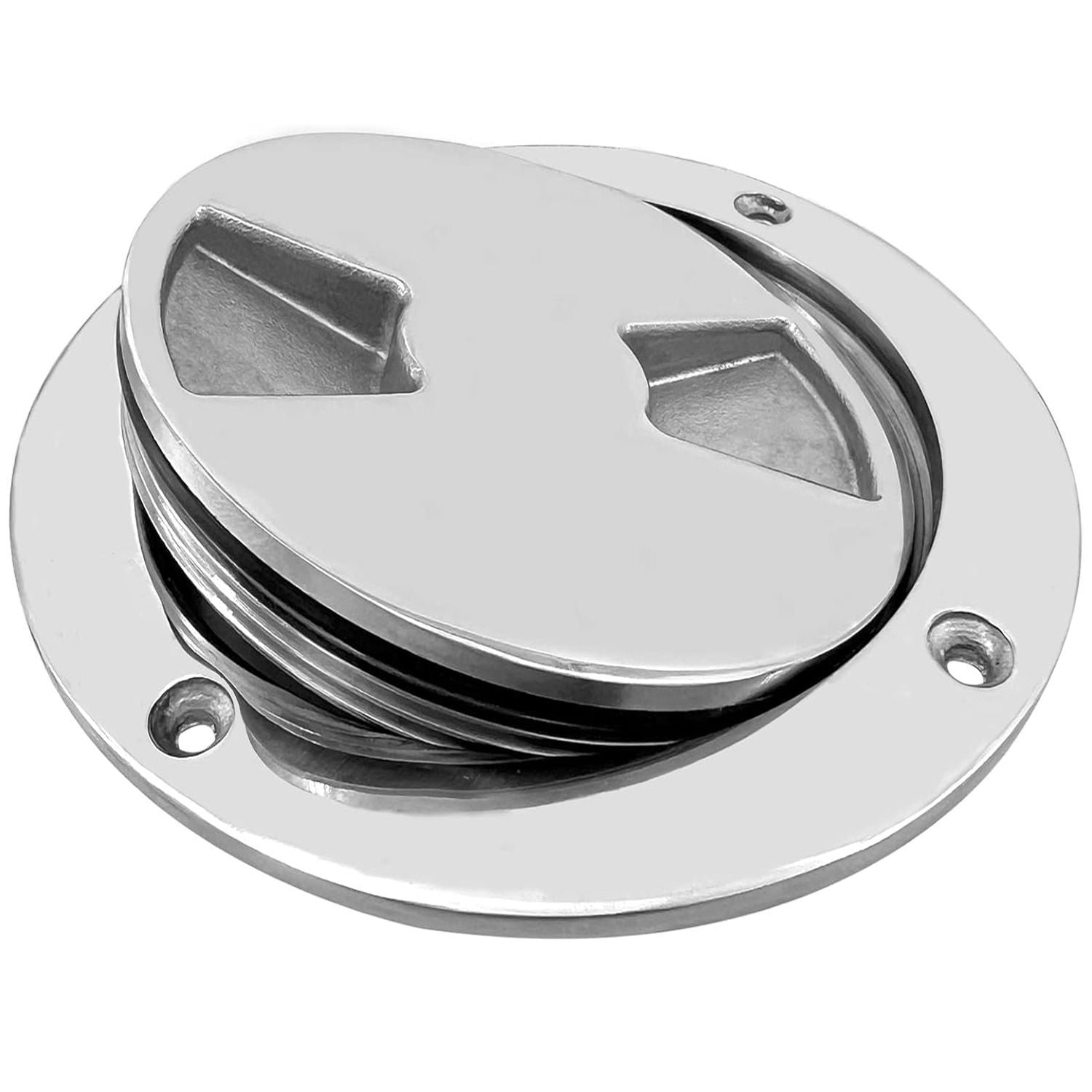 5 Inch 316 Stainless Steel Round Deck Plate Marine Yacht Hardware Fitting