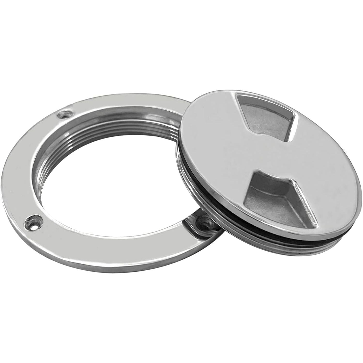 6 Inch 316 Stainless Steel Round Deck Plate Marine Yacht Hardware Fitting