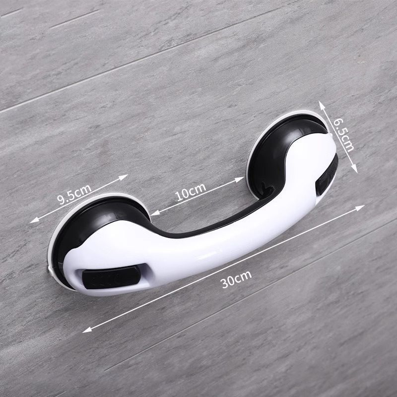 Black Bathroom Grab Bar-Pack of 2