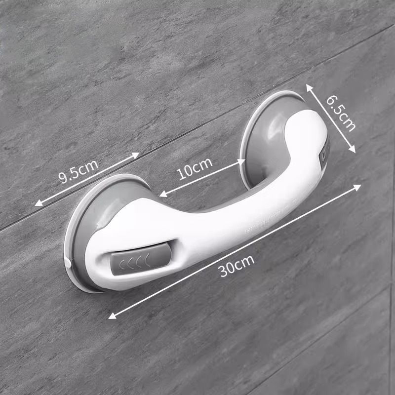 Grey Bathroom Grab Bar-Pack of 2