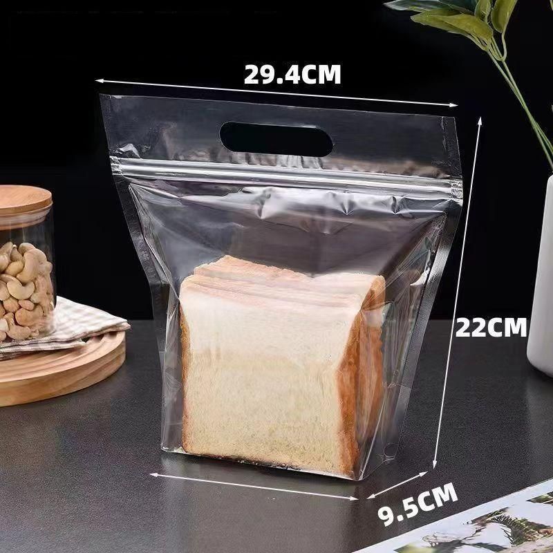 100 Pack Clear Bread Bags Holds 250g