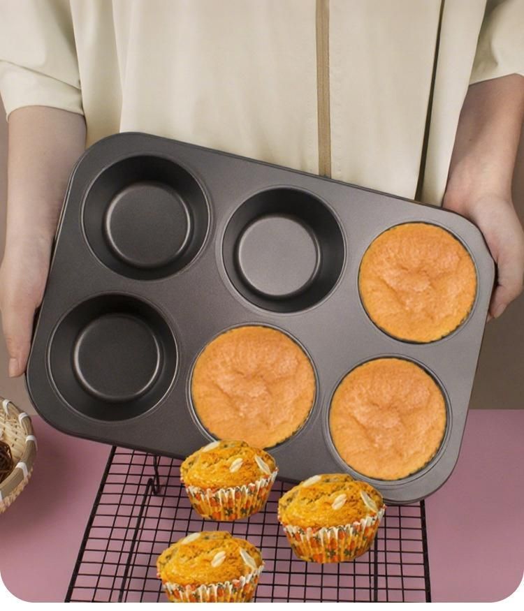 6-Cup Muffin Tray Golden