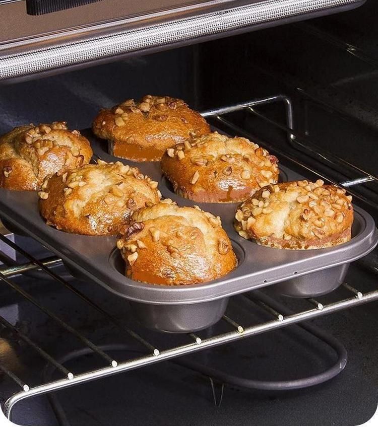 6-Cup Muffin Tray Golden
