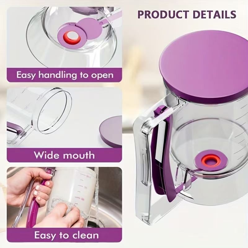 Purple Cake Batter Dispenser