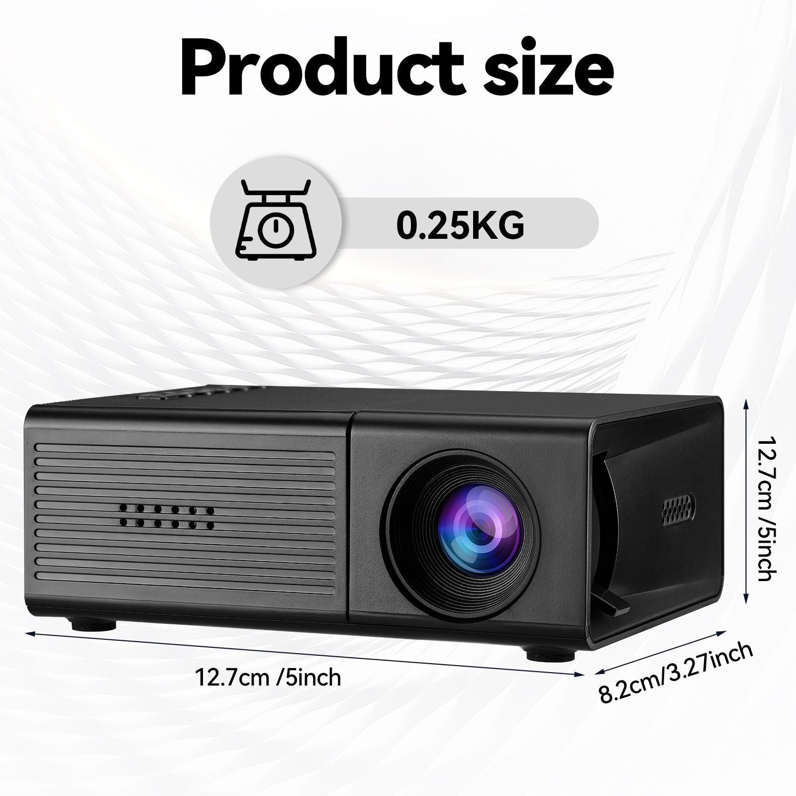 M3S Mini Projector Black AU