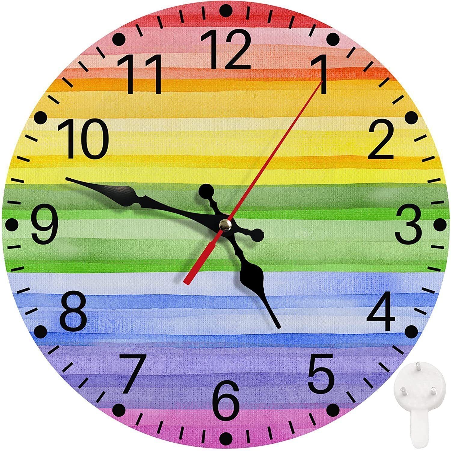 Wooden Wall Clock No.9, 10 Inch