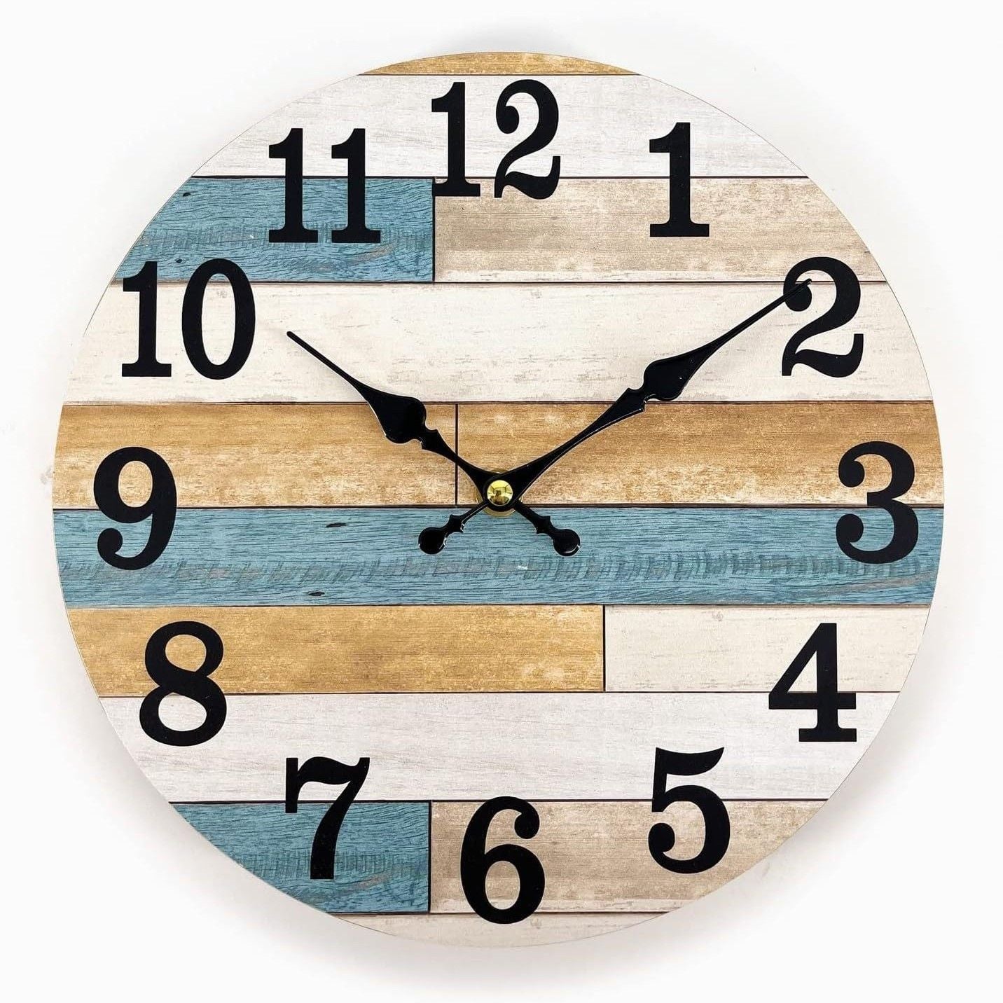 Wooden Wall Clock No.23, 10 Inch