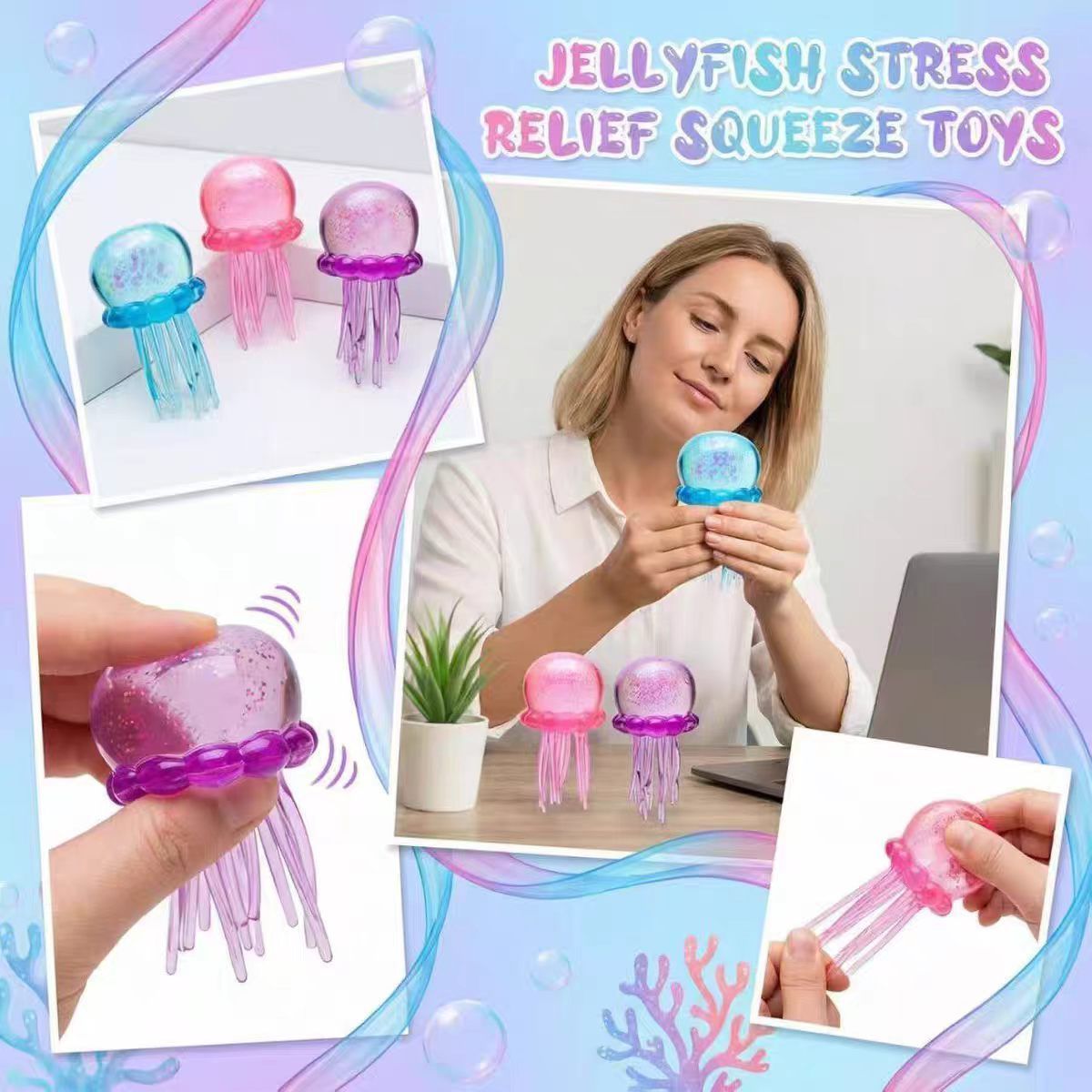 Purple Jellyfish Fidget Toy