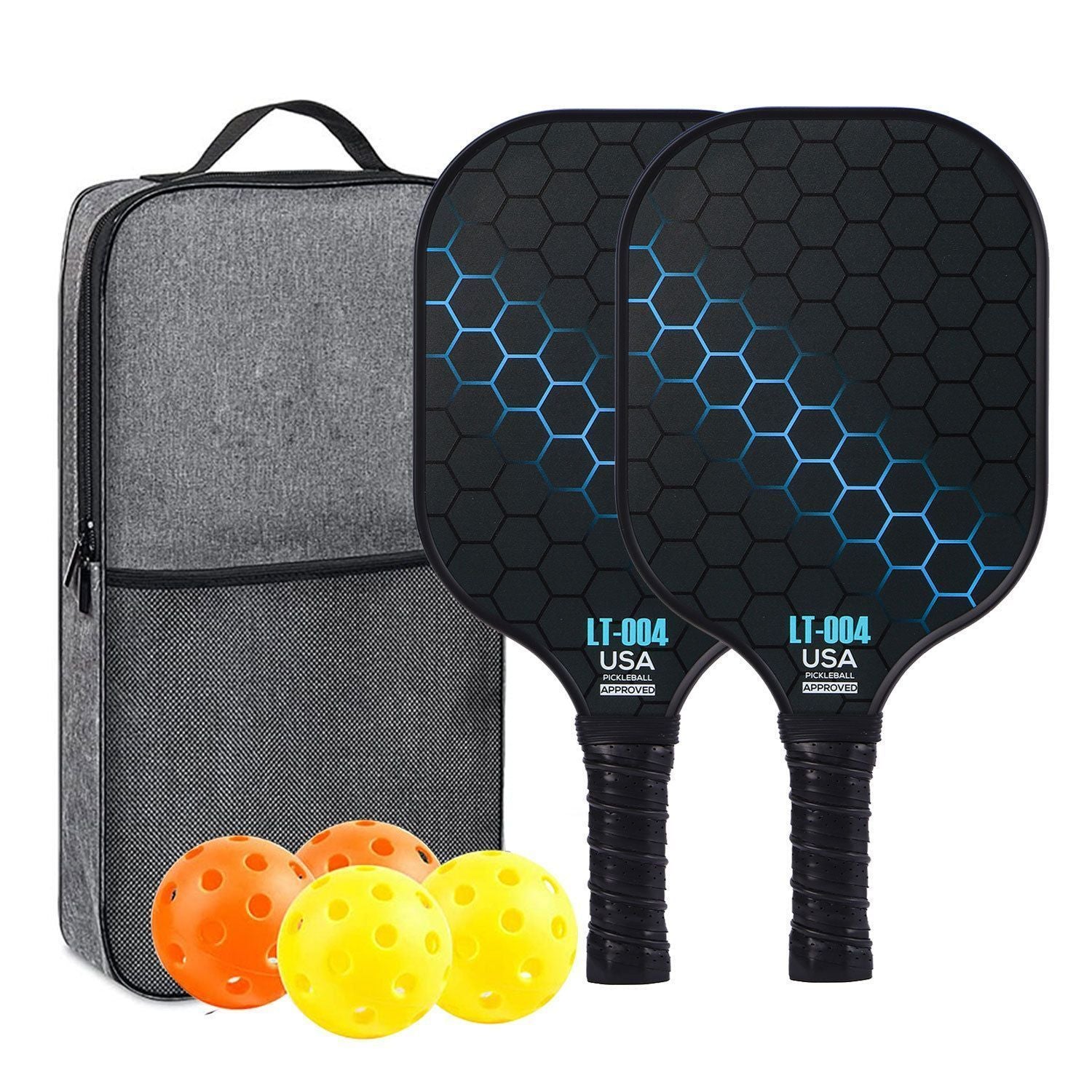 Green Pickleball Set with Bag 03