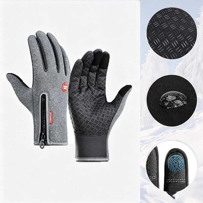 Upgraded Thermal Cycling Gloves - Grey XL