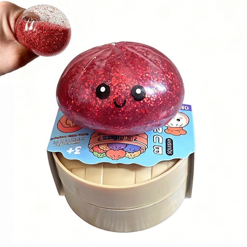 Gold Powder Pectin Red Bun + Steamer