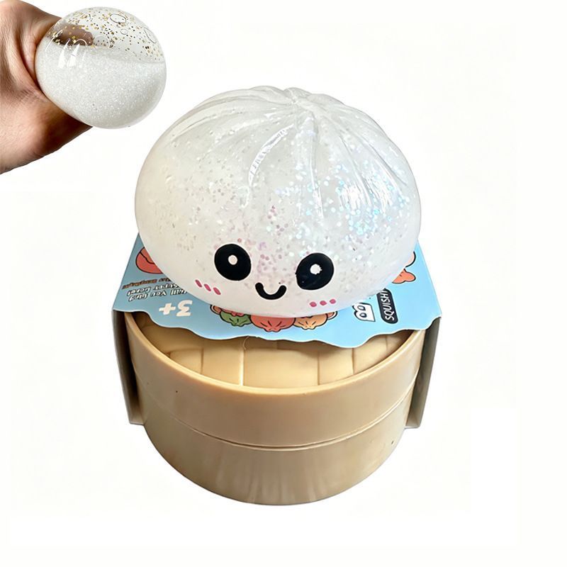 Gold Powder Pectin White Bun + Steamer