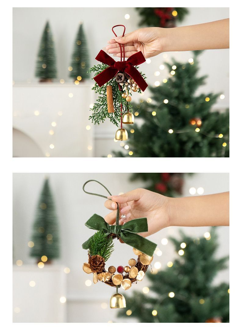 D4 Pinecone Single Bell Heart 2 Pack