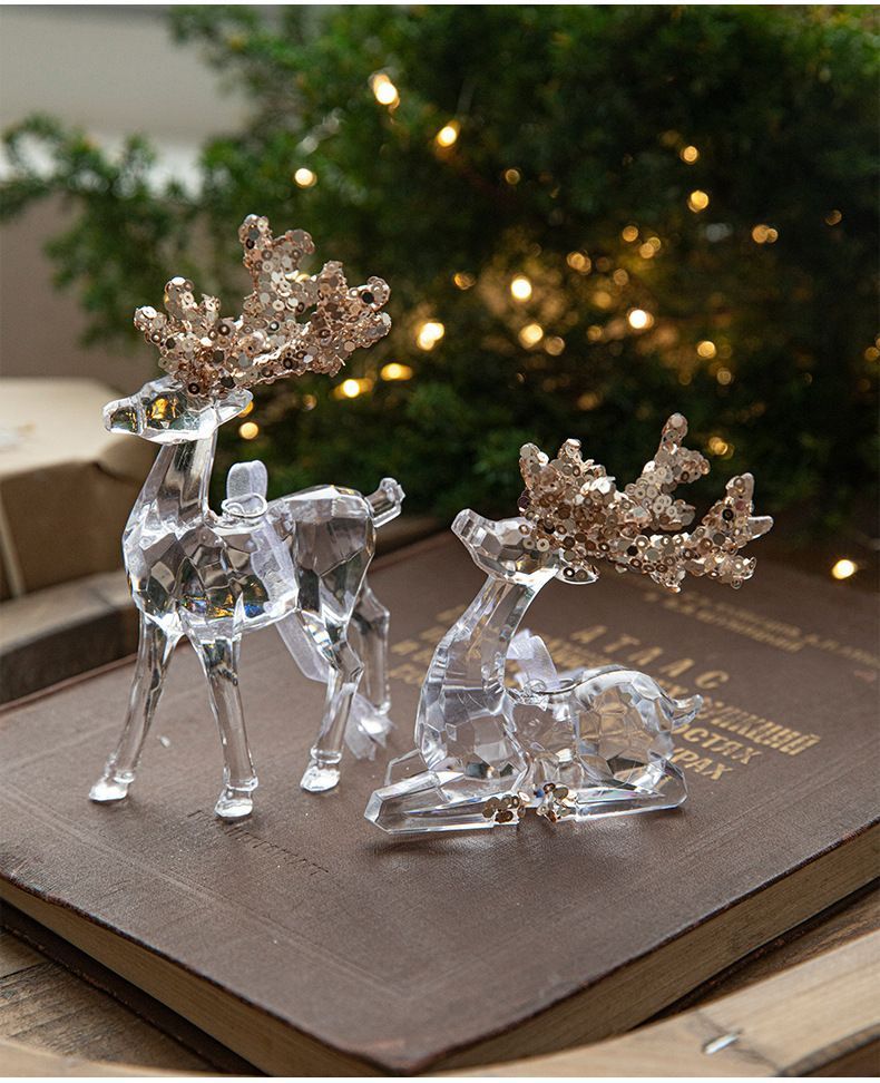 2pcs Butterfly Christmas Ornament Props