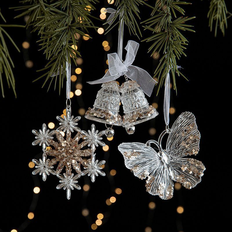 2pcs Unicorn A Christmas Ornament Props