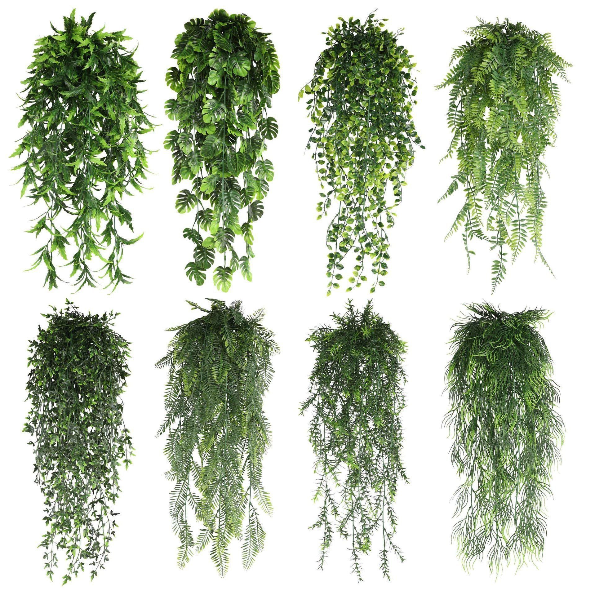 5-Fork Boston Ivy Hanging Vine 3 pieces