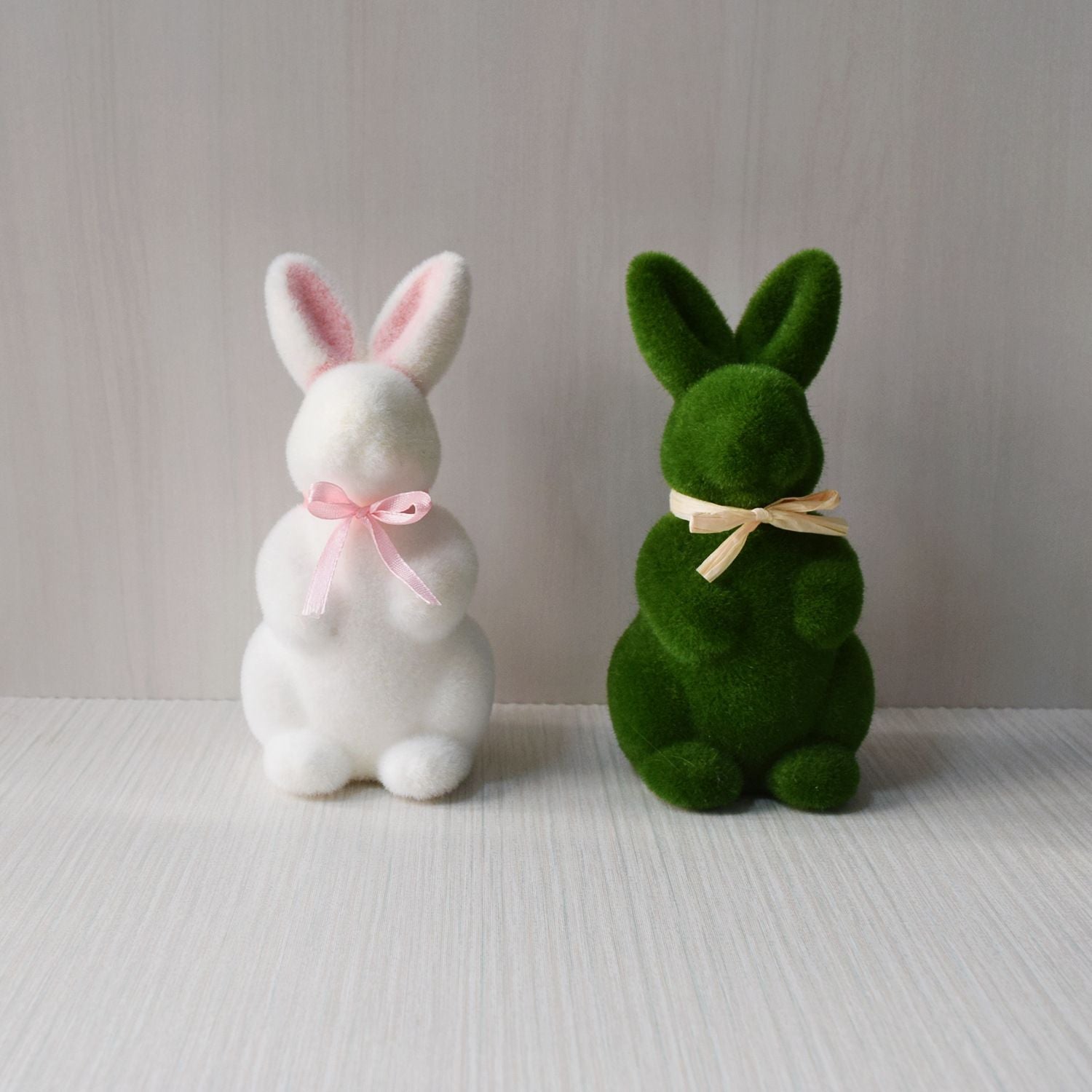 2PS Moss Bunny Decor 7.4cm High