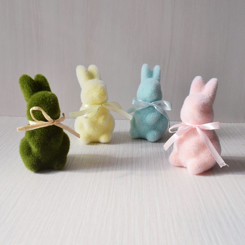 2PS Moss Bunny Decor 7.6cm High