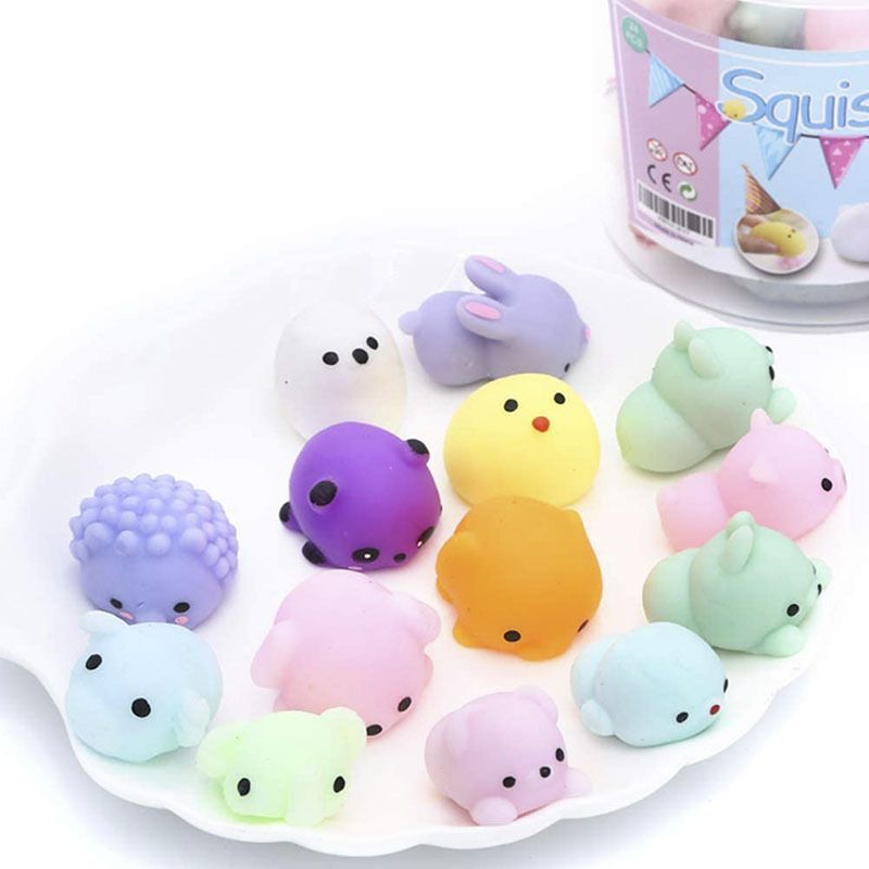 24pcs Mini Squishy Assorted 1 Bucket