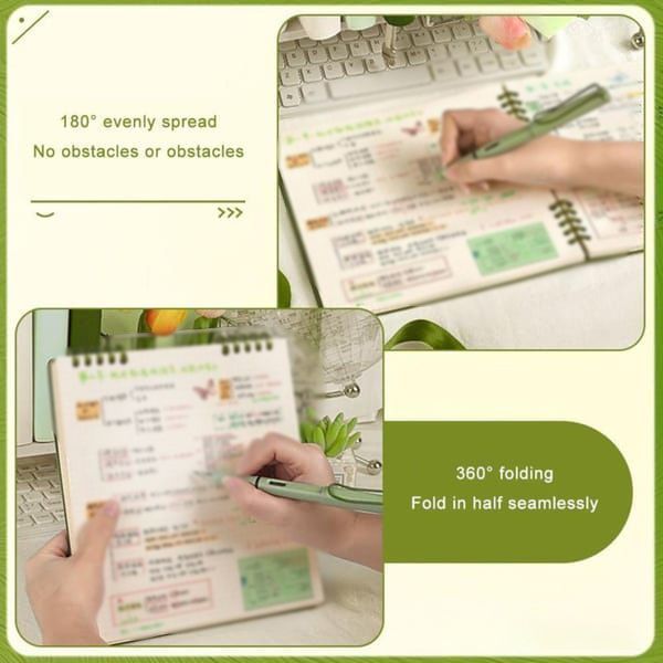 Grid Notebook Wine Red 60 Sheets/120 Pages