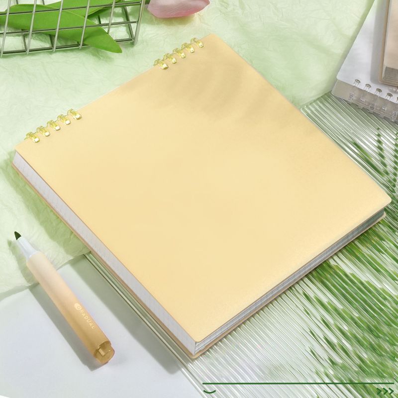 Grid Notebook Ginkgo Yellow 60 Sheets/120 Pages
