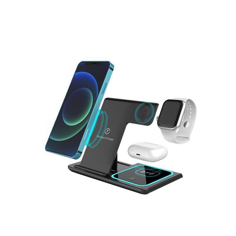 Black 3-in-1 Wireless Charger