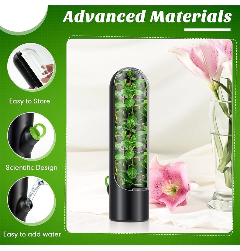 4Pcs Herb & Vegetable Fresh Storage Containers-green