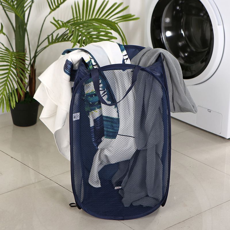 Foldable Laundry Hamper Dark Gray 01