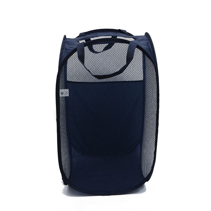 Foldable Laundry Hamper Black 02