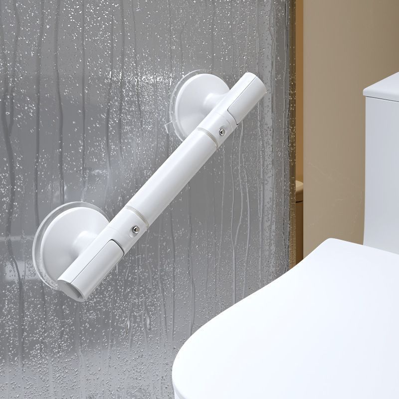 Extended White Suction Grab Bar