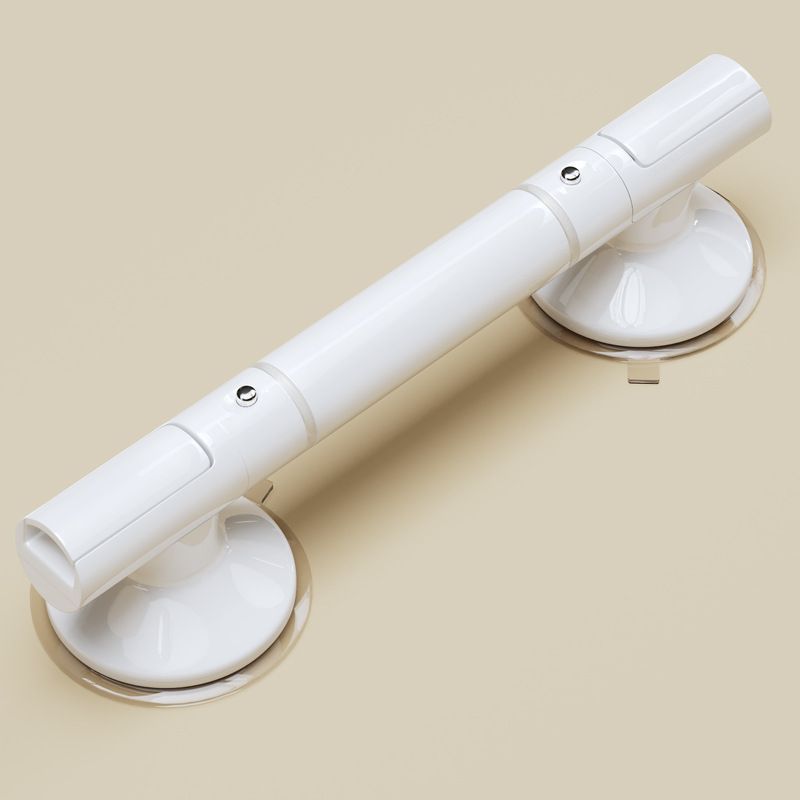 Extended White Suction Grab Bar