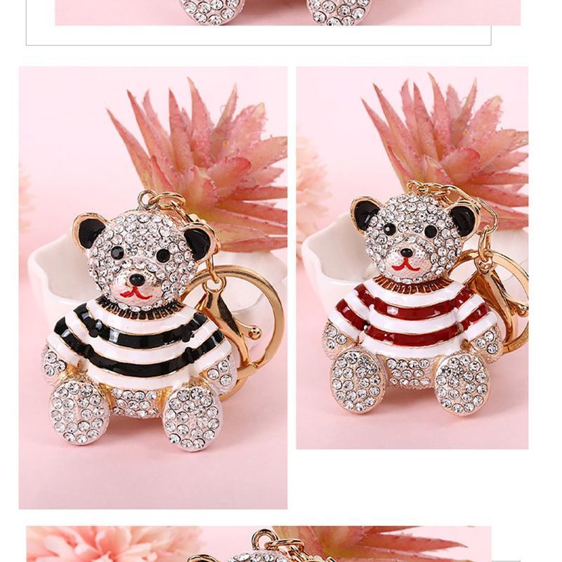 2-Pack Crystal Bear Keychains 01