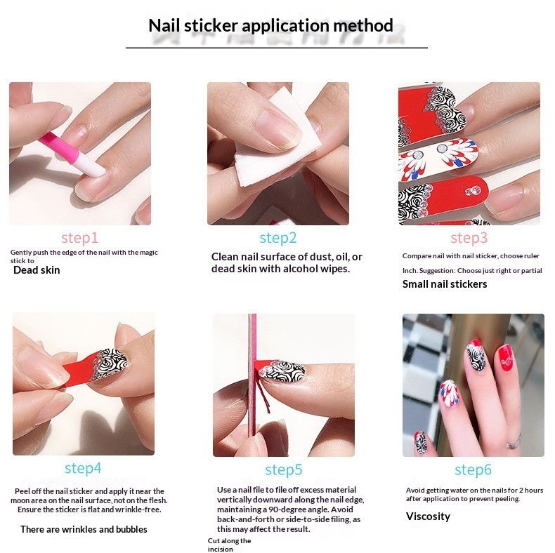 NailPolishFilmNailStickersZE-0589