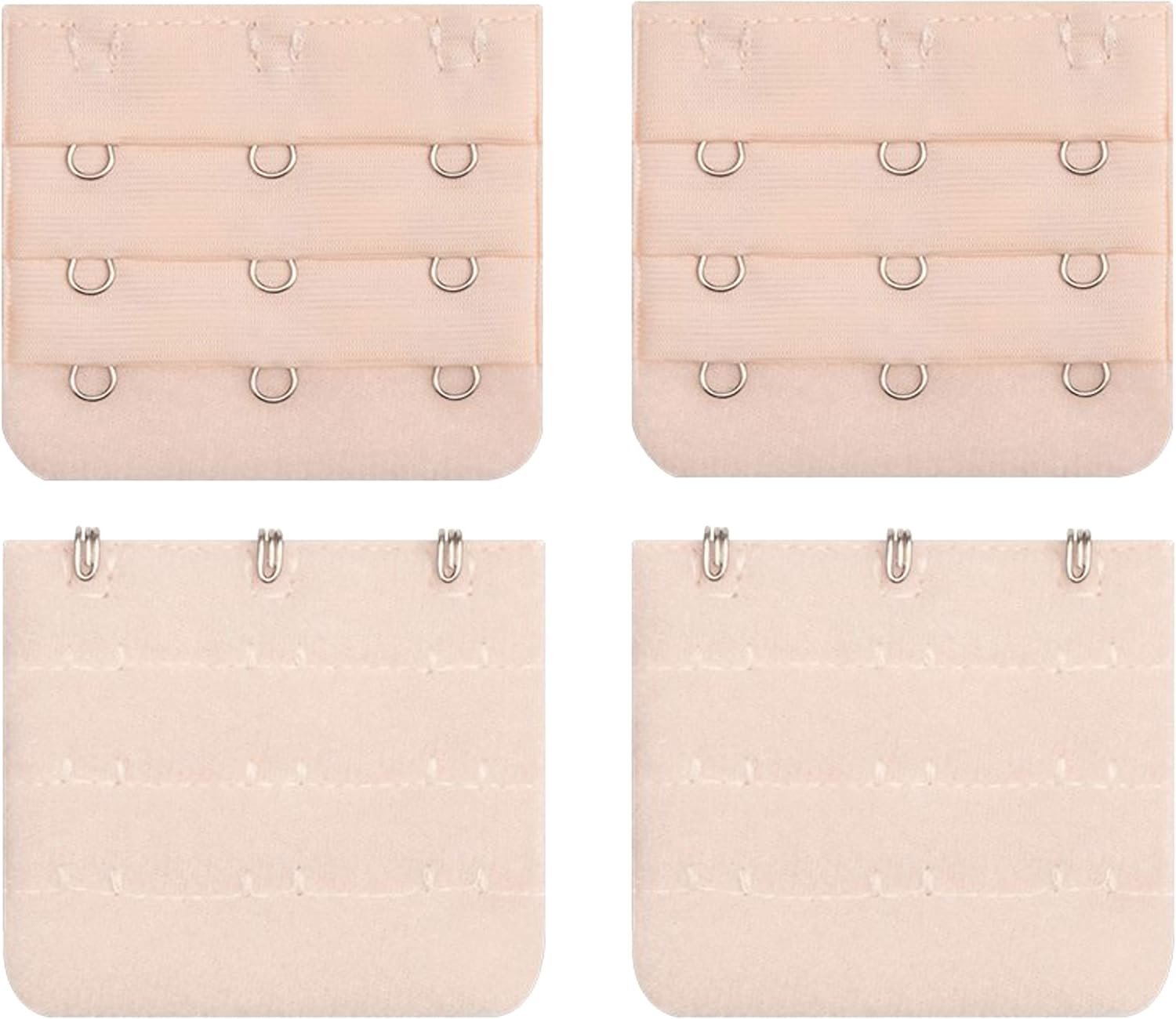 Bra Extender 3 Hook Bra Back Clips Bra Strap Extender Bra Clasp 4pcs