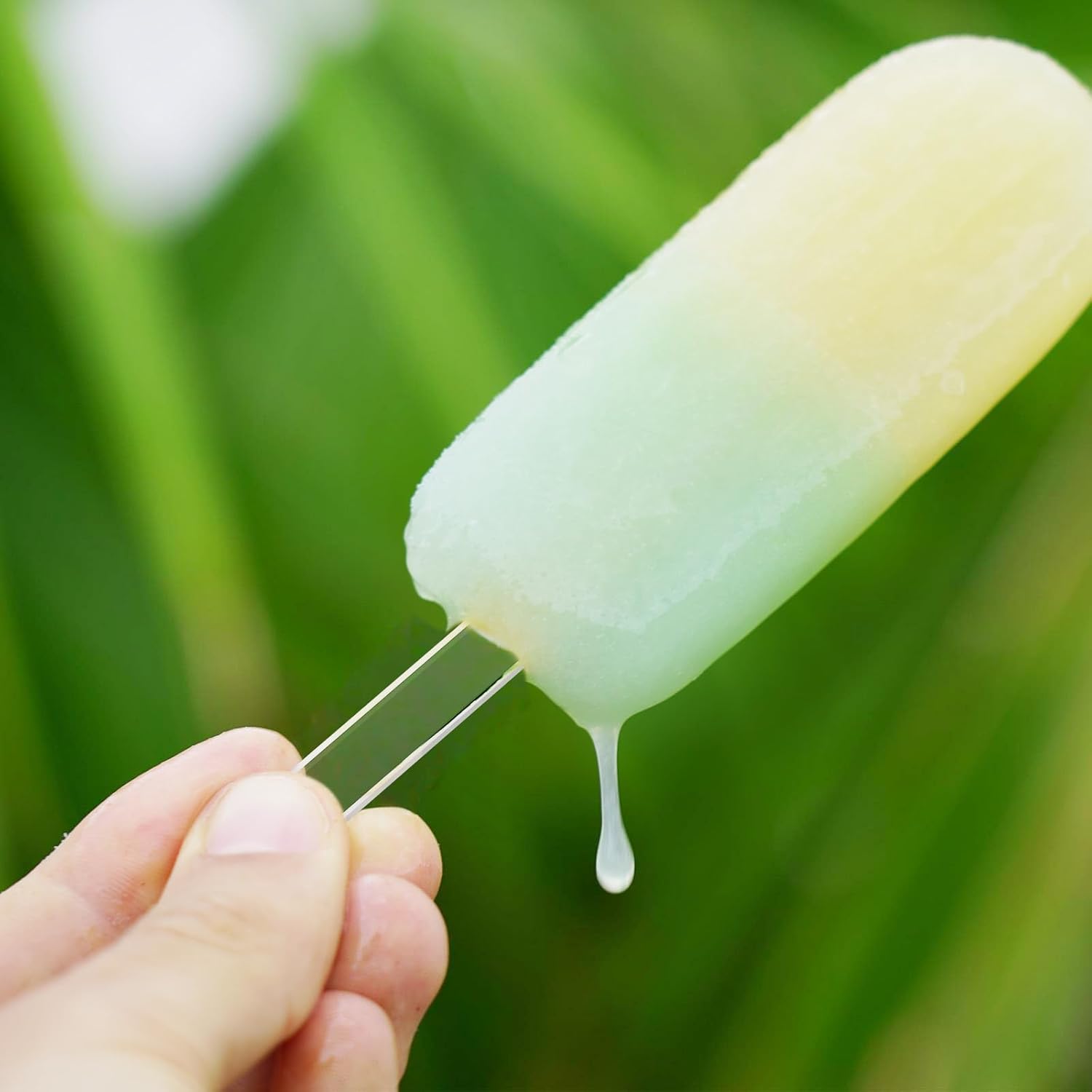 50 Pcs Acrylic Popsicle Sticks Reusable Cake Pop Mold Mirror Ice Pop Sticks Ice Cream Cakesicle Mold for Home Candy Cake Gifts Party Transparent