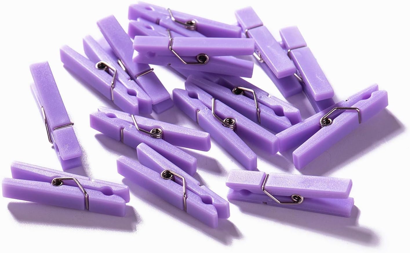 48PCS Clothes Pins Baby Shower Clothespin Favors Pink Girl Blue Boy Party Game Purple Clothespin Purple